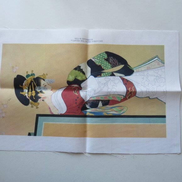 Tayu No Count Dimensions Cross Stitch Kit Geisha by Haruyo Martin 1990 Open - Picture 7 of 16